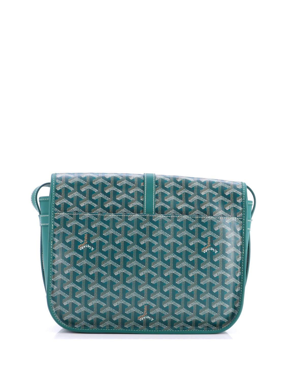 Pre-Owned Goyard Mm Belvedere Ii Messenger Bag Coated Canvas