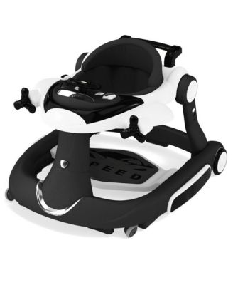 Convertible Baby Activity Walker with Adjustable Height, Foldable Design and Interactive Play Features