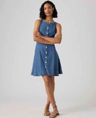 blue jean dresses for juniors Juniors' & Teen Denim Dresses