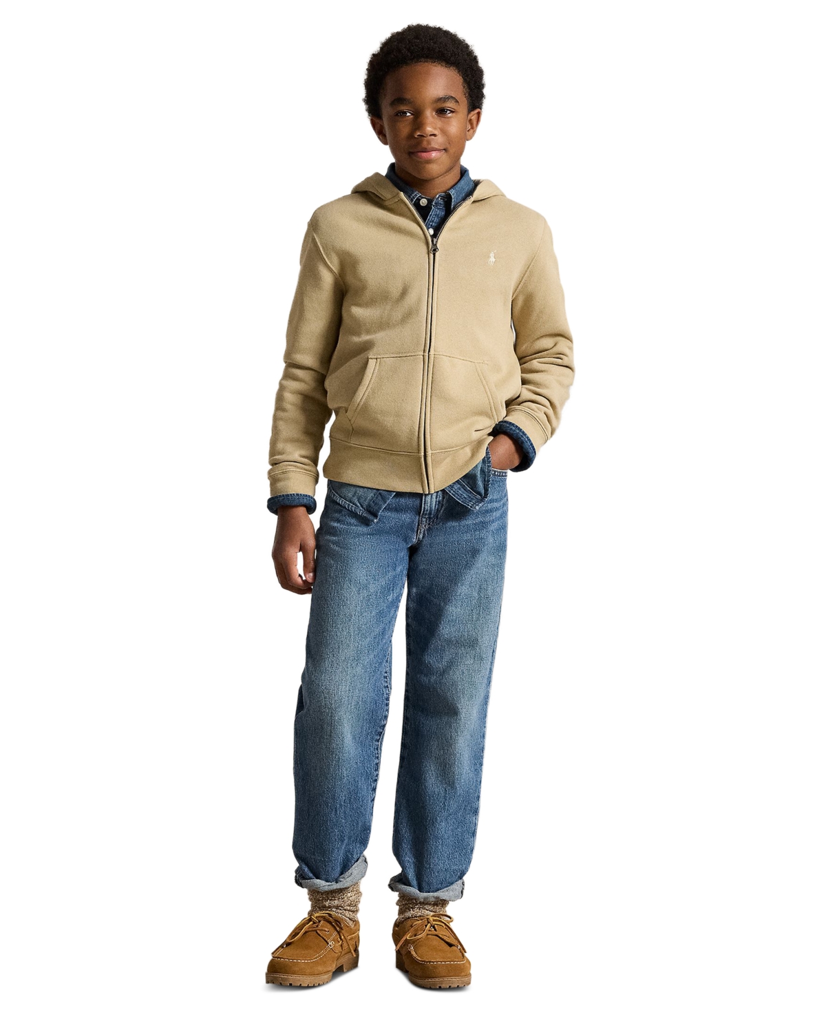 Polo Ralph Lauren Boys' 8-20 Fleece Full-Zip Hoodie