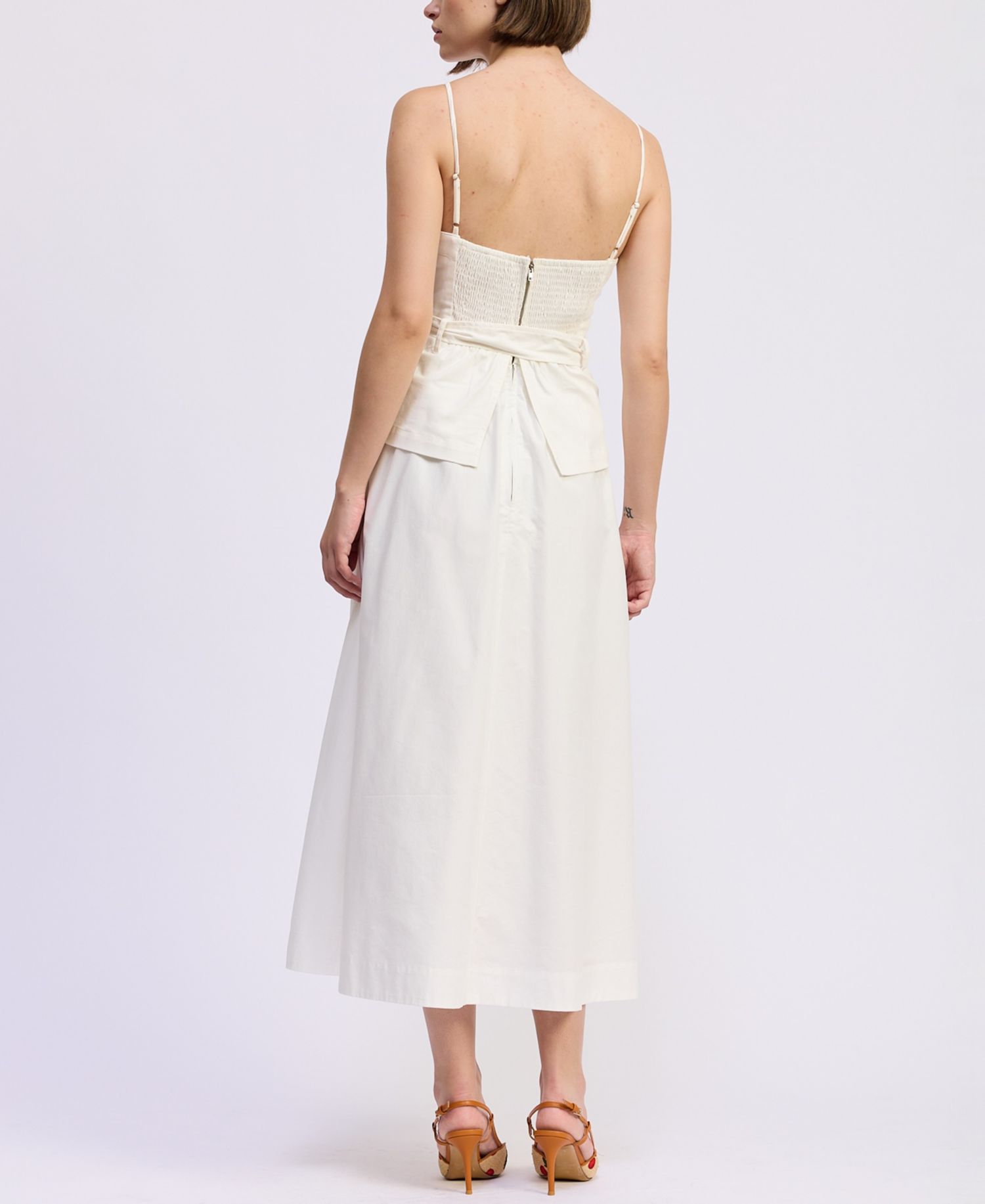 Women's Samantha Corset Mixed Media Dress