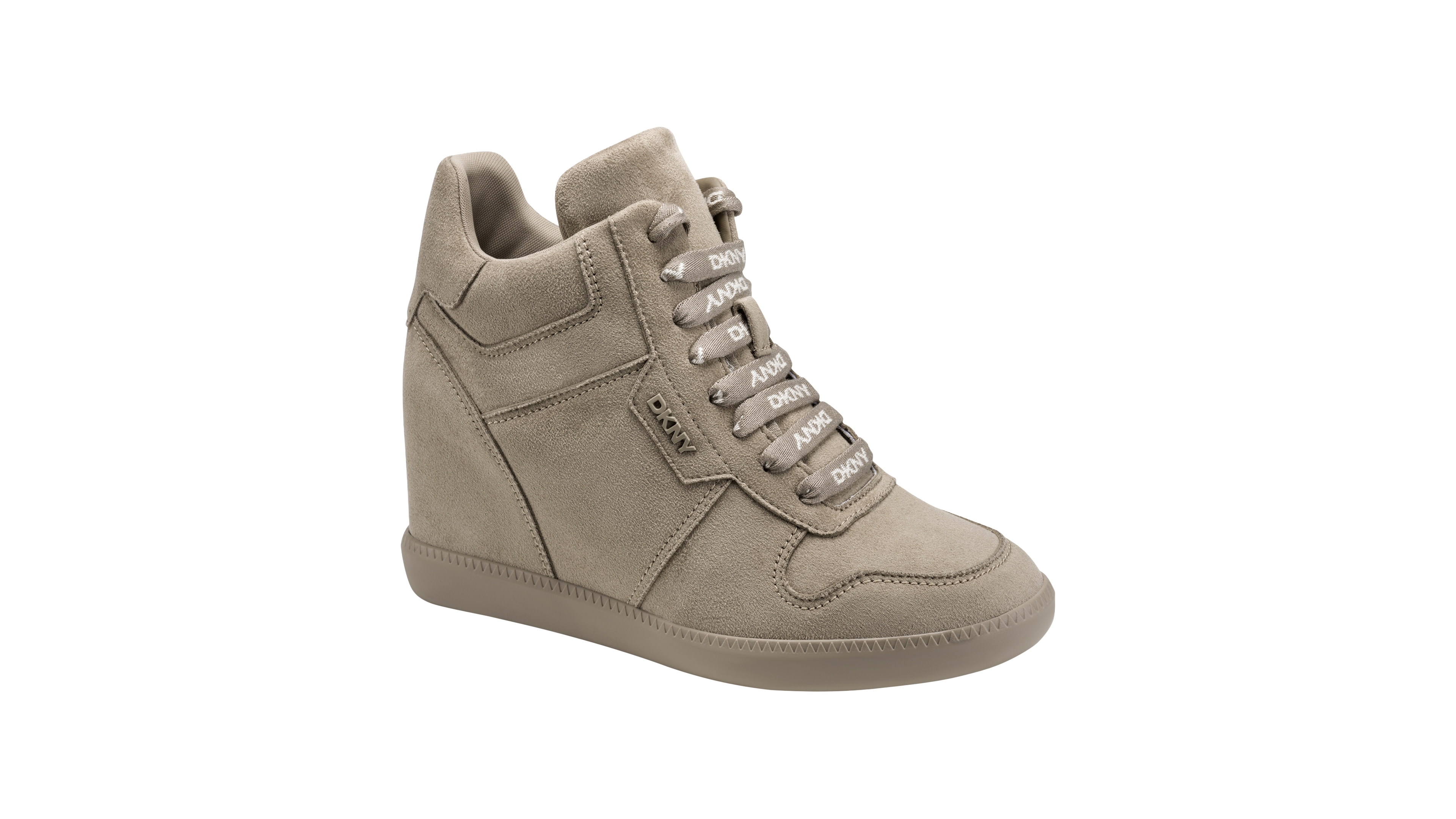 Dkny Women's Sereina Lace-Up Wedge Sneakers