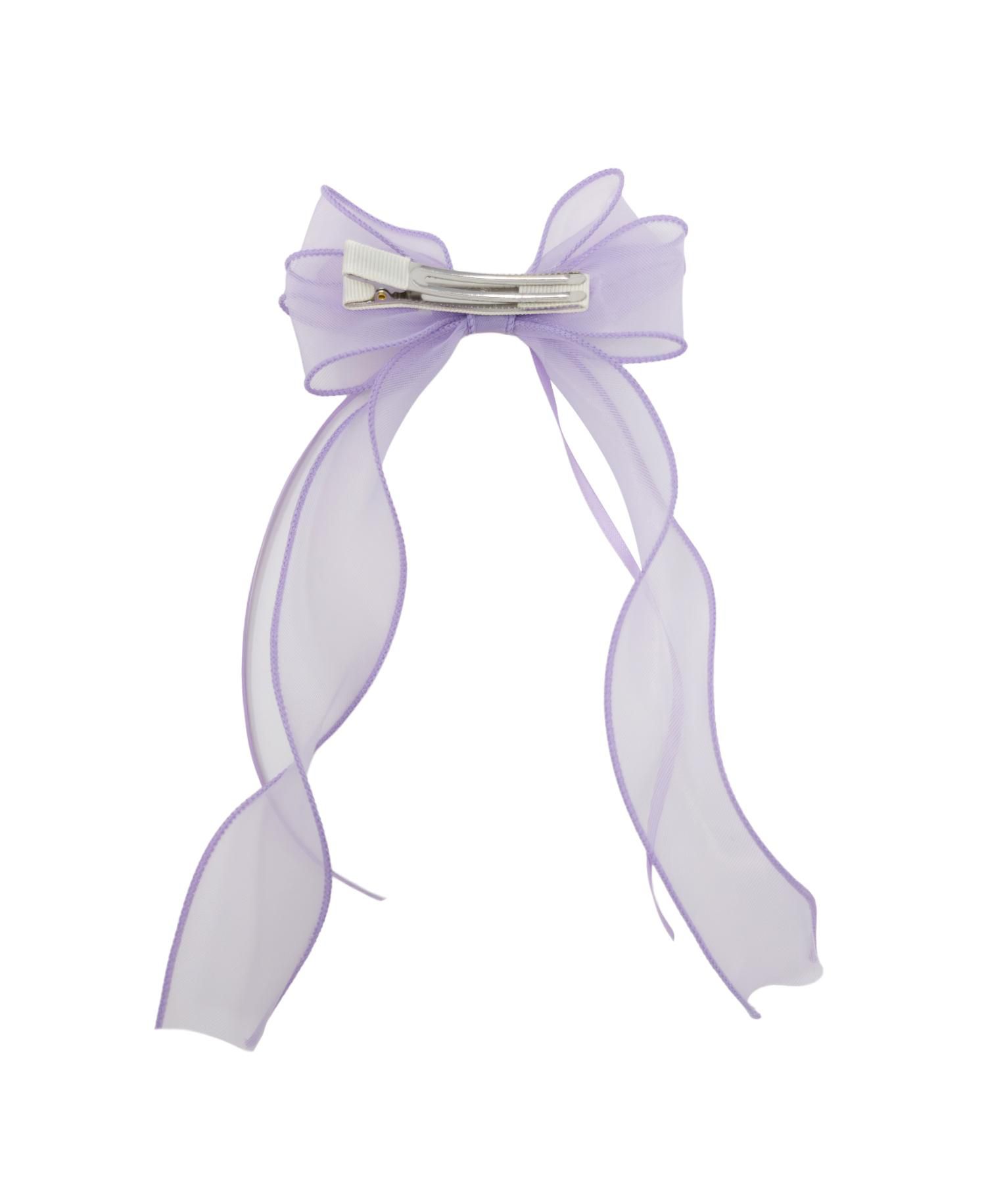 Girls Organza Double Ribbon Clip Gift Set with Tin Case