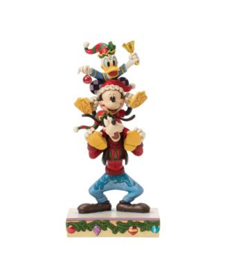 Disney Traditions Mickey, Donald, and Goofy Stacked Figurine