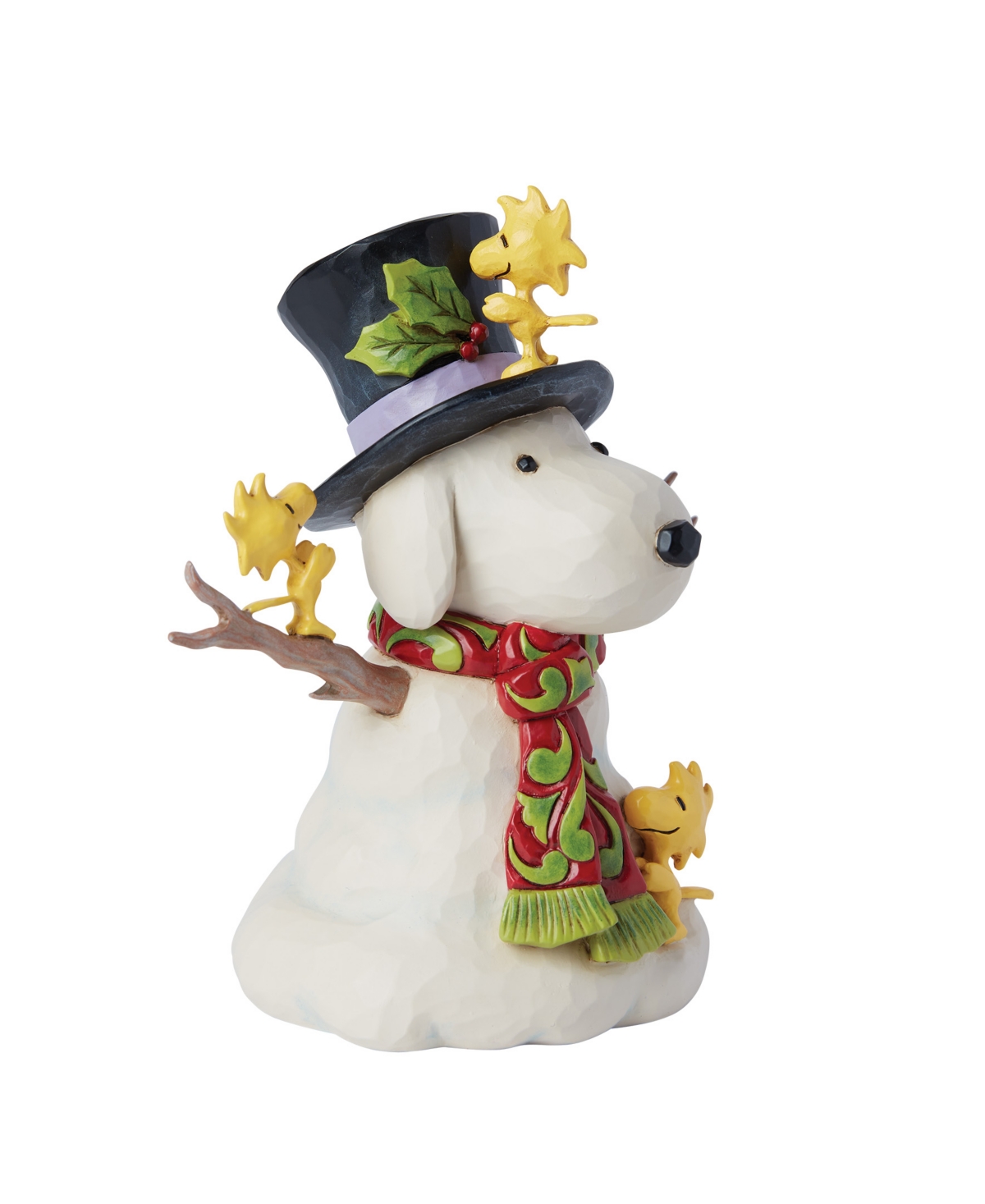 Jim Shore Peanuts Woodstocks Building Snoopy