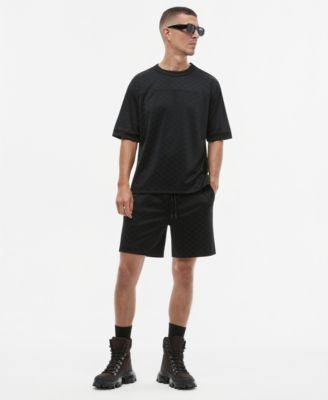 Men's Solid 7" Checkered Tricot Shorts, Macy's Exclusive