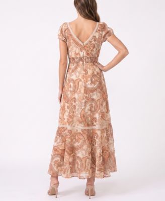 fit and flare maxi dress reviews Women's Fit & Flare Open Back Maxi Dress made with Organic Cotton