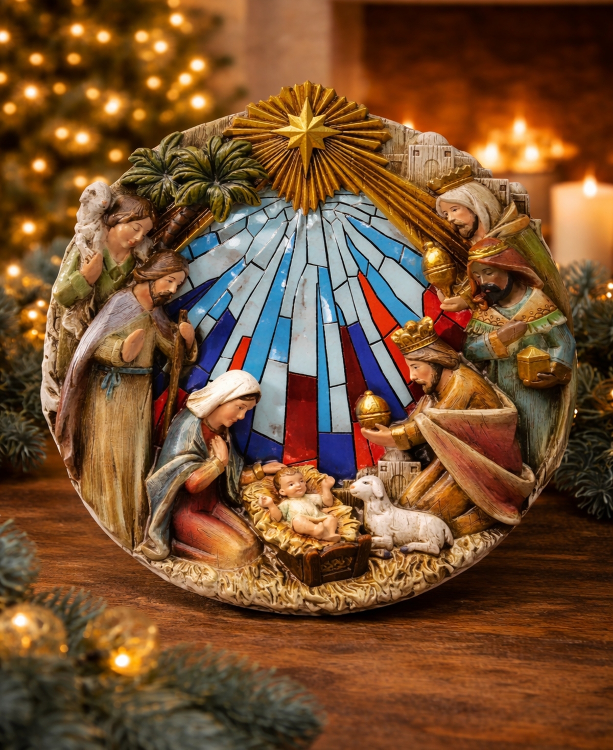 Napco Wreath Plaque