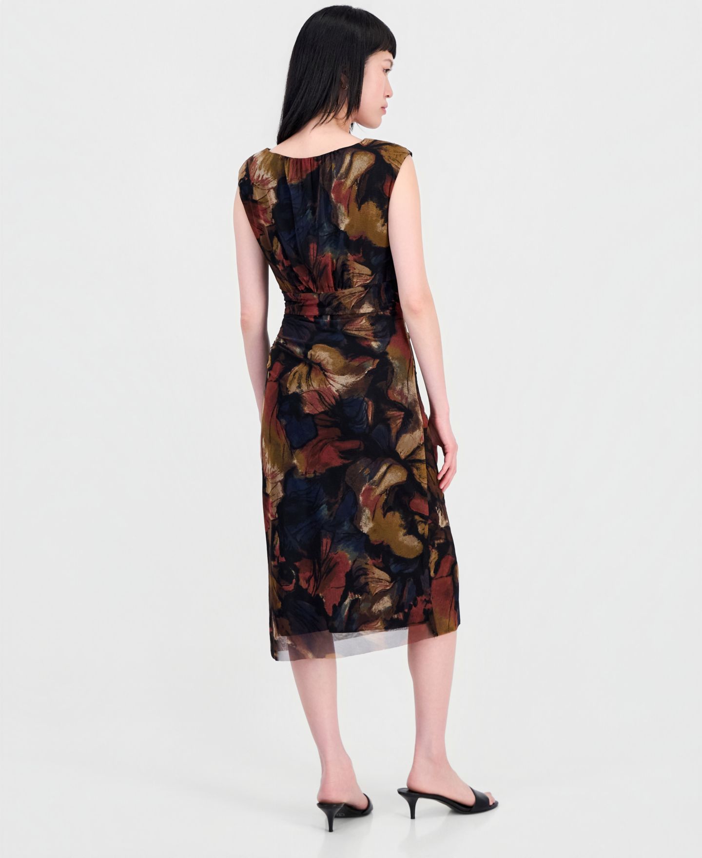 Женское платье Connected Printed Surplice-Neck Pleated, цвет: Spi — фото 4