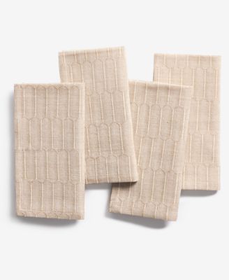 Cotton Textured Napkins, Set of 4