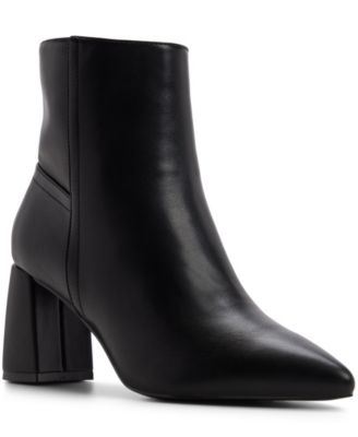 Women's Jan-B Block Heel Ankle Booties