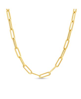 Ava Paperclip Link Necklace