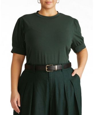 Plus Size Pouf Sleeve Tee