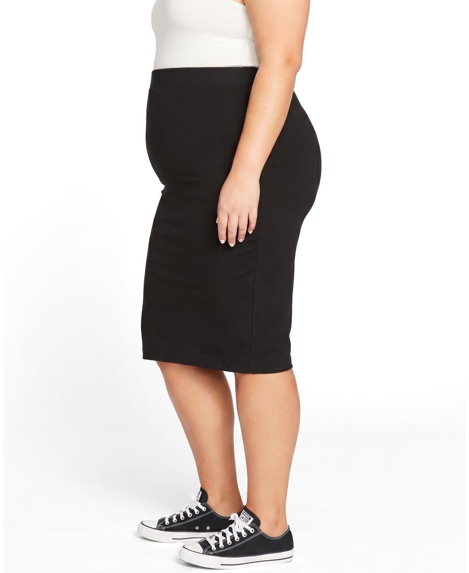 Women's Plus Size Danube Jersey Skirt
