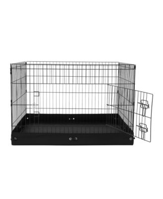 4 Panel Foldable Metal Dog Exercise Pen 24 in Tall 36 in Wide Panels