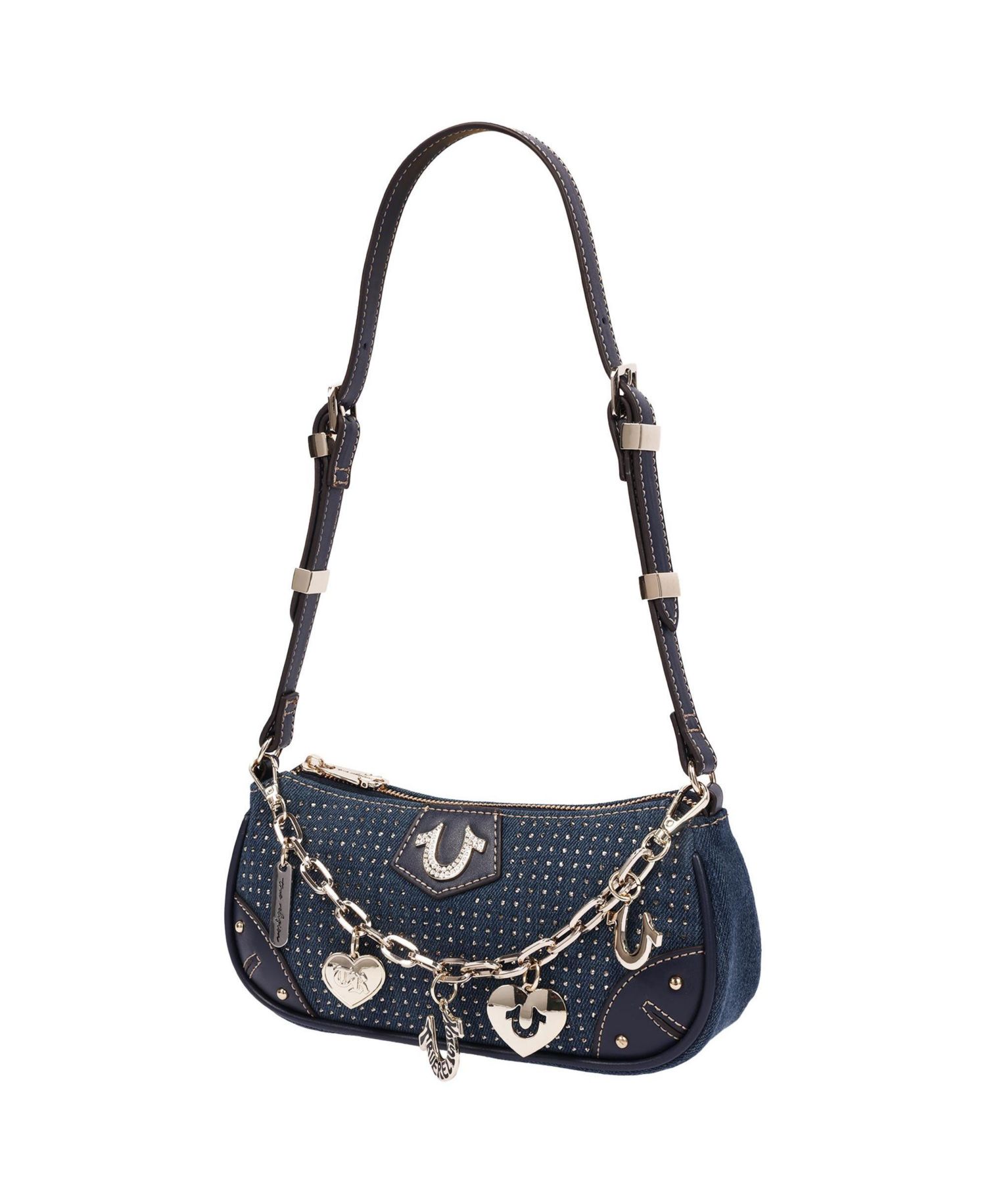 Women's Sparkle Denim Shoulder Bag