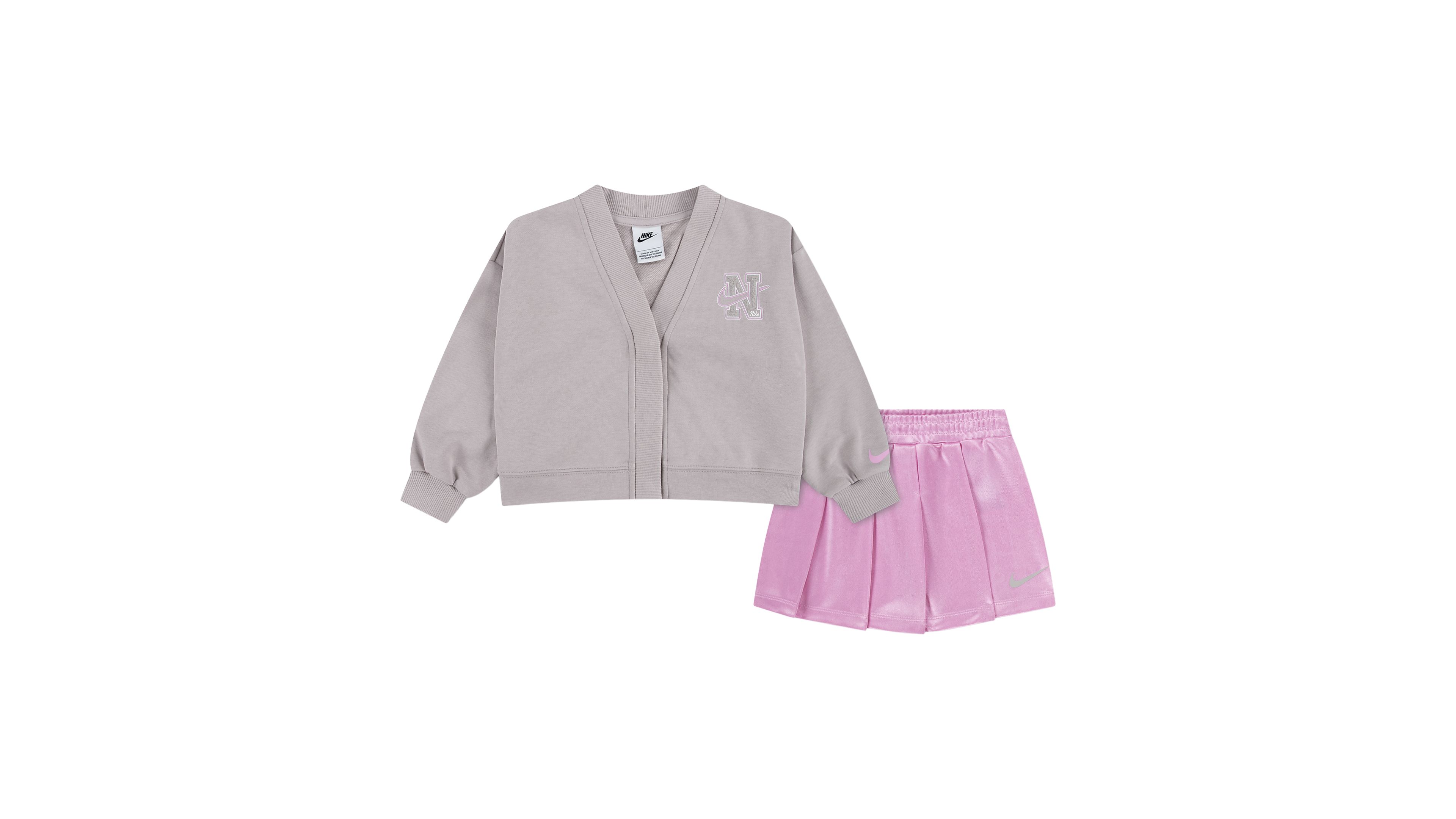 Nike Girls 2t 6x Juxta Top Skort 2 Piece Set
