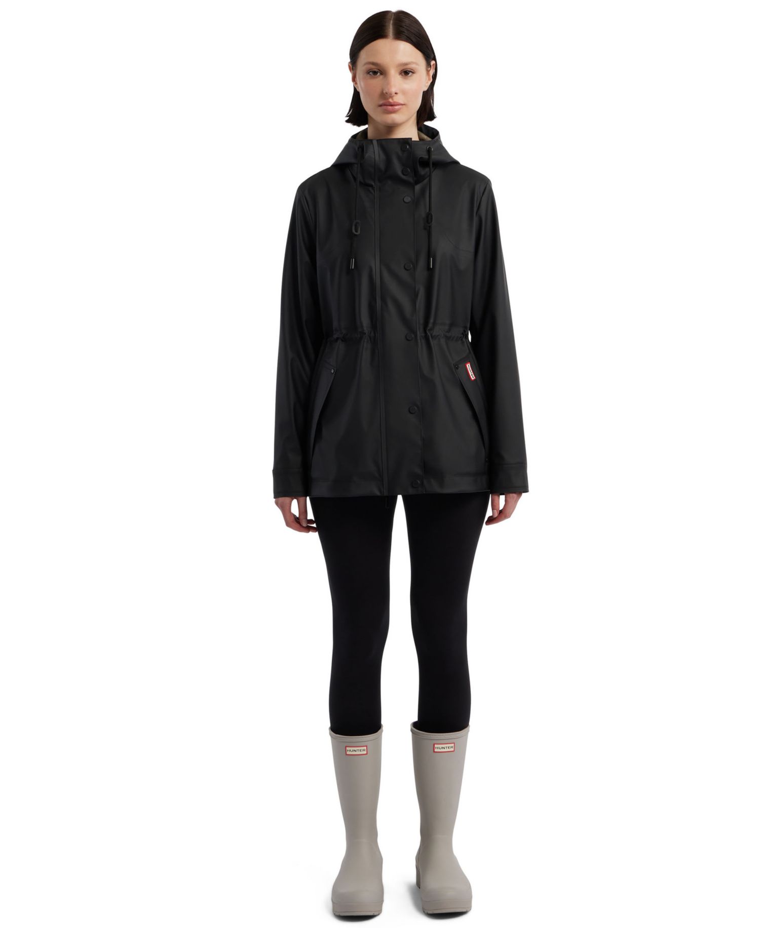 Women's Rubberized Anorak Coat