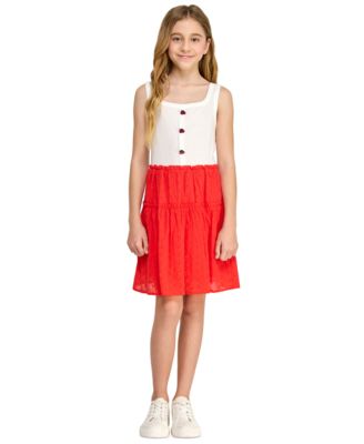 Girls' 7-16 Sleeveless Dress