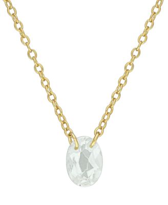 Quartz (3/4 ct. t.w.) Pendant Necklace in Sterling Silver (Also Available in Blue Topaz)
