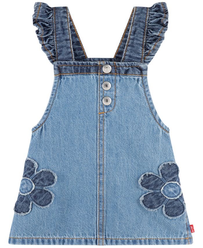 Levis Baby Girls Flower Appliques Skirtall