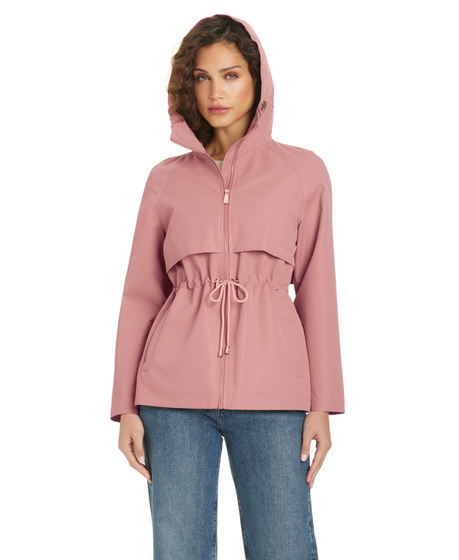 Women's Short Zip Up Anorak Coat, Created for Macy's