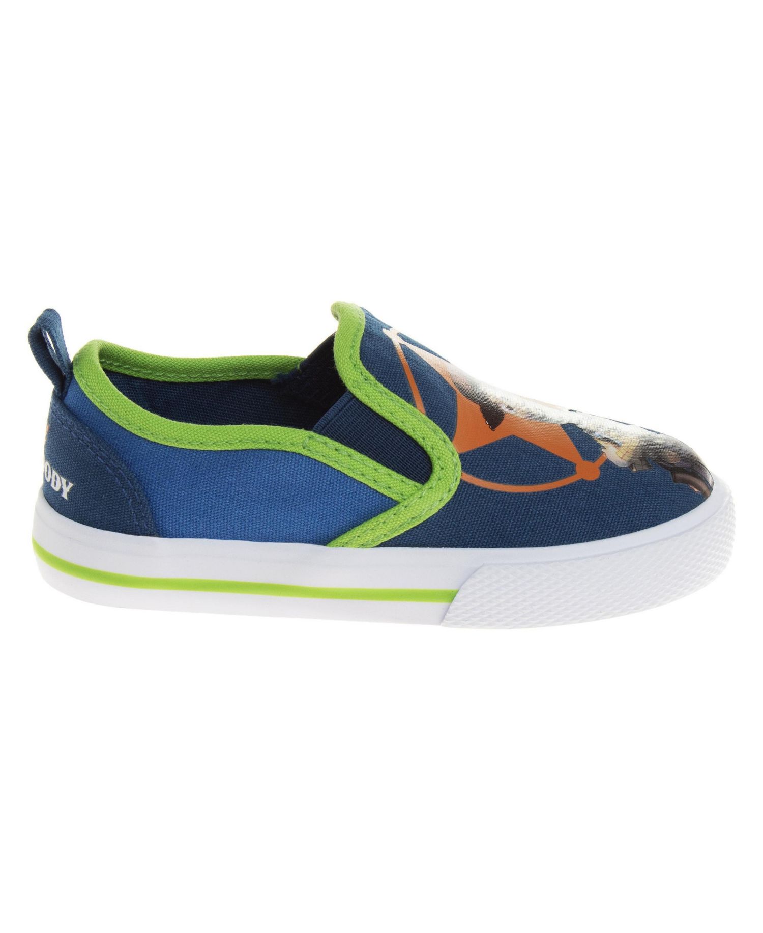 Toy Story Slip On Canvas Sneakers Boys' Toy Story Design Canvas Casual Wear Comfort Fit (Toddler Sizes 5-10/ Little Kids 11-12)