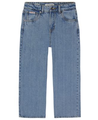 Girls' 7-16 Wide-Leg Denim Jeans