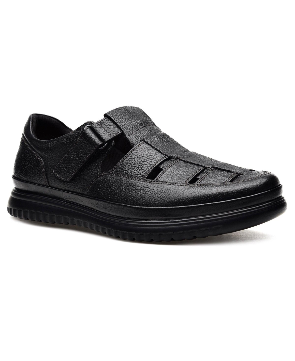 Мужские PAZSTOR Men's Premium Comfort Leather Closed Toe Casual Sandals Memphis — фото 1