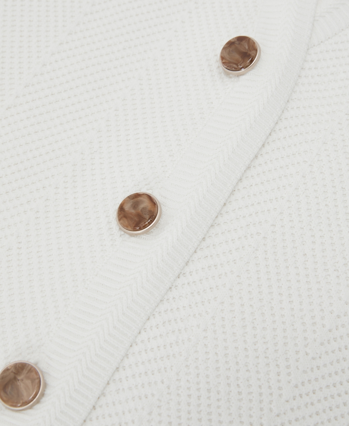 Reiss Women's Textured-Knit Button-Through Waist Sweater