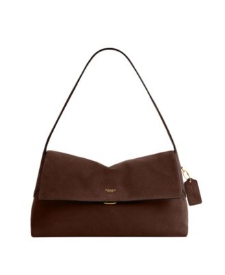 Chelsea Large Suede Shoulder Bag 36
