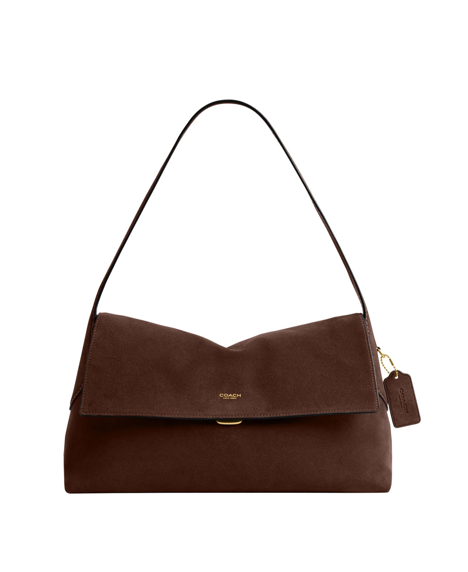 Chelsea Large Suede Shoulder Bag 36