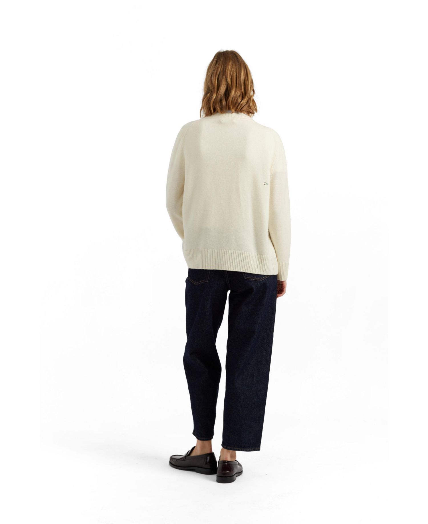 Chinti and Parker Women's Wool-Cashmere Snoopy Embroidered Cardigan