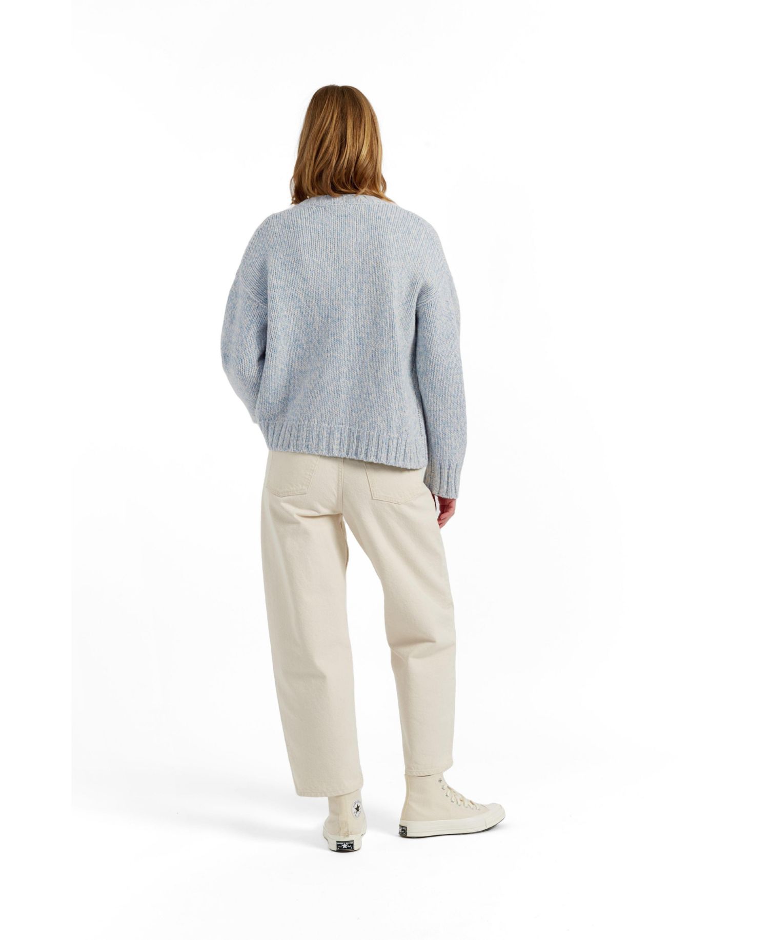 Chinti and Parker Women's Merino Snoopy Marl Cardigan