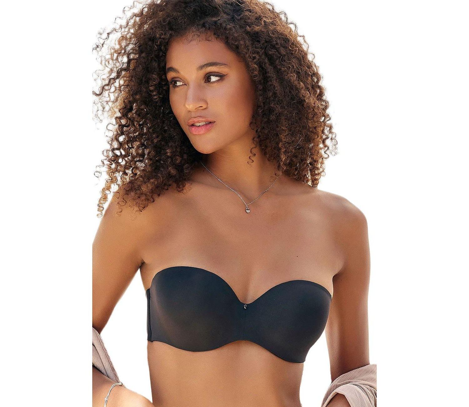 Women's Multiway Strapless Lightly Padded Full-Coverage Strapless Bra
