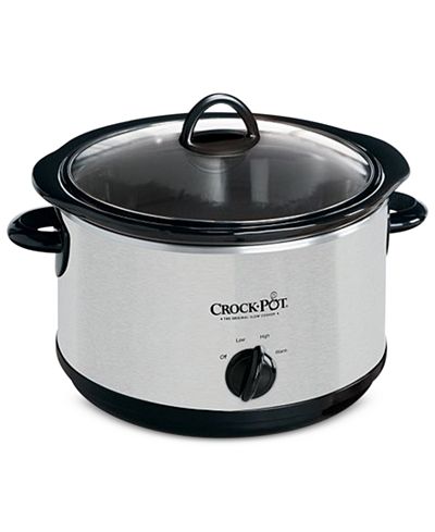 Crock-Pot SCR500-SP 5-Qt. Manual Slow Cooker - Electrics - Kitchen - Macy's