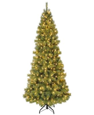 Puleo 7.5' Pre-Lit Enchanted Forest Artificial Christmas Tree