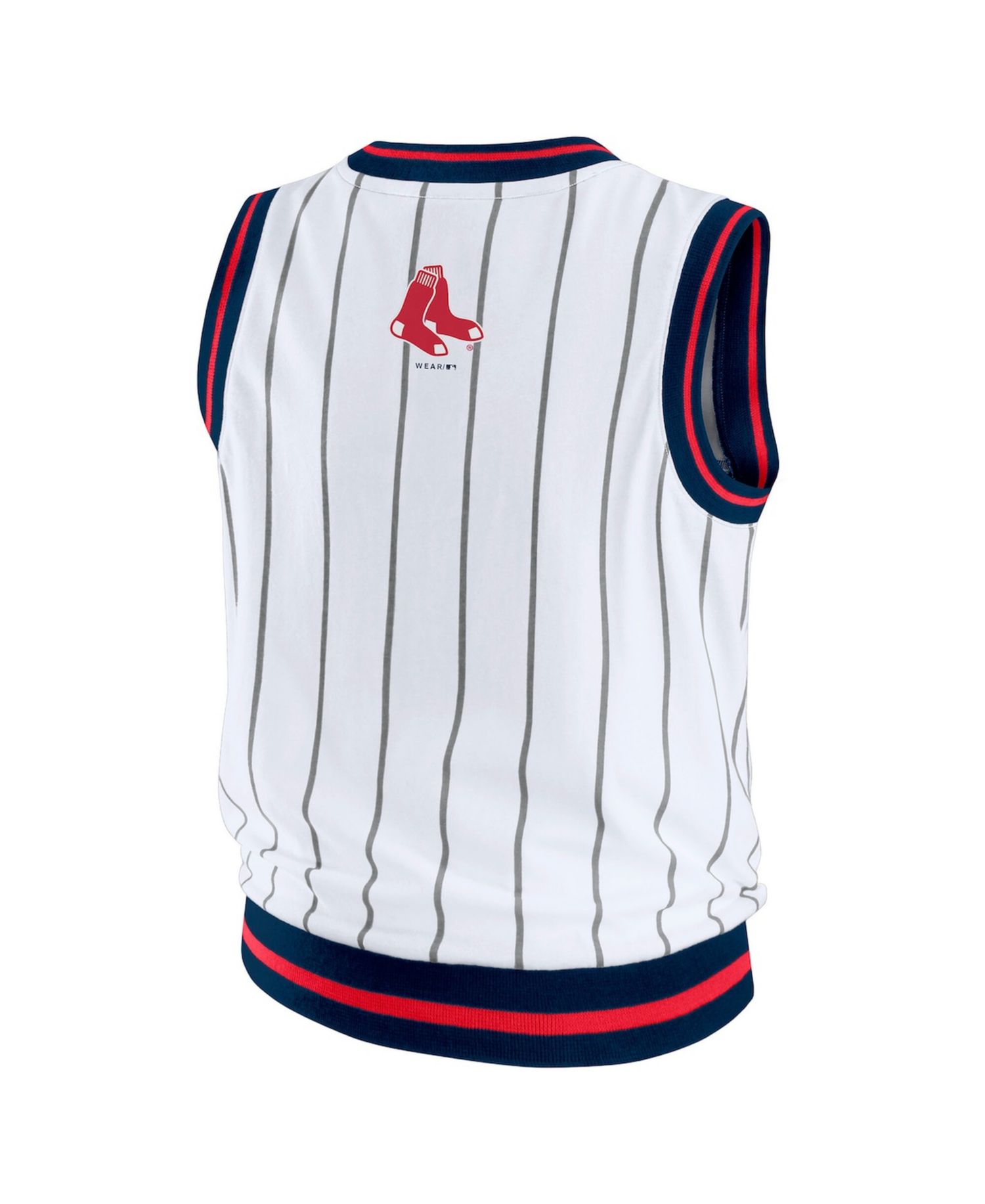 Women's WEAR by Erin Andrews White Boston Red Sox Sporty Tank Top