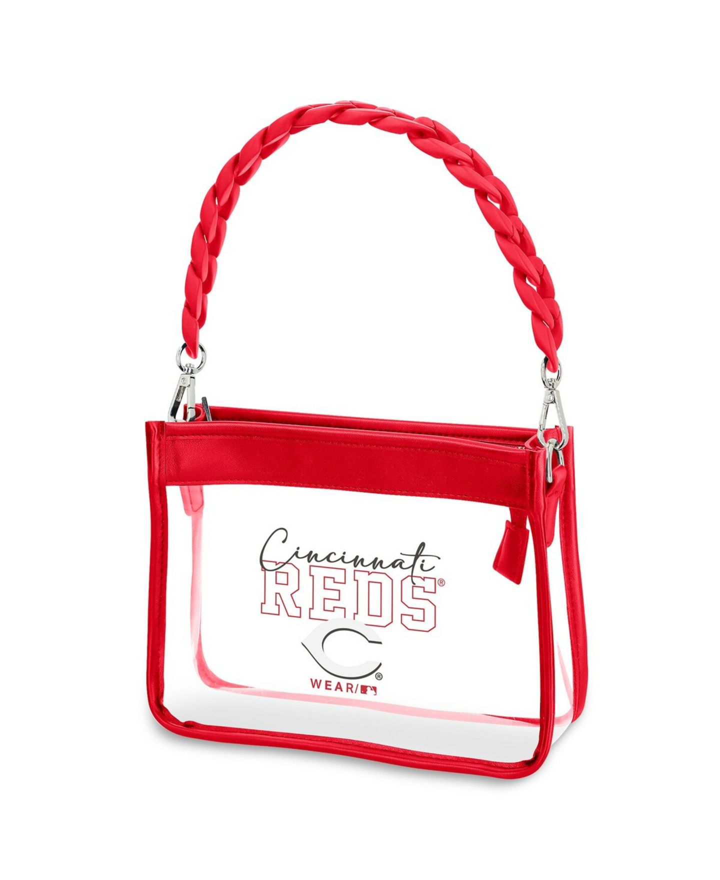 Женская сумка WEAR by Erin Andrews Cincinnati Reds Plastic Chain Mini Crossbody — фото 3