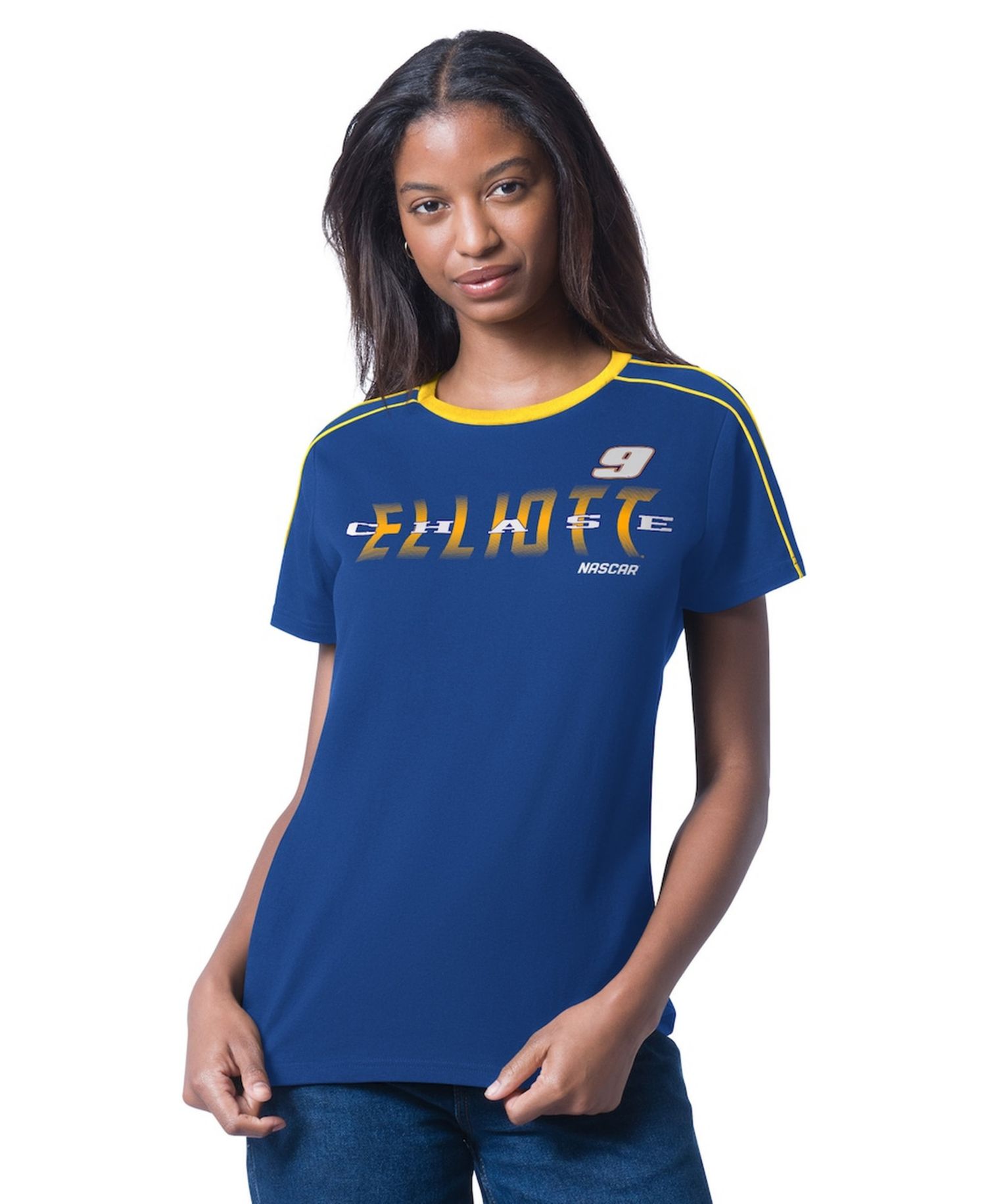 Women's Royal Chase Elliott Coaching T-Shirt