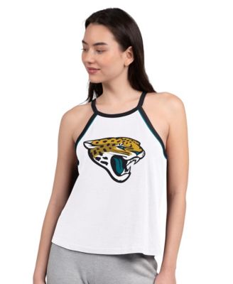 Women's White Jacksonville Jaguars Redemption Win Slub Tank Top
