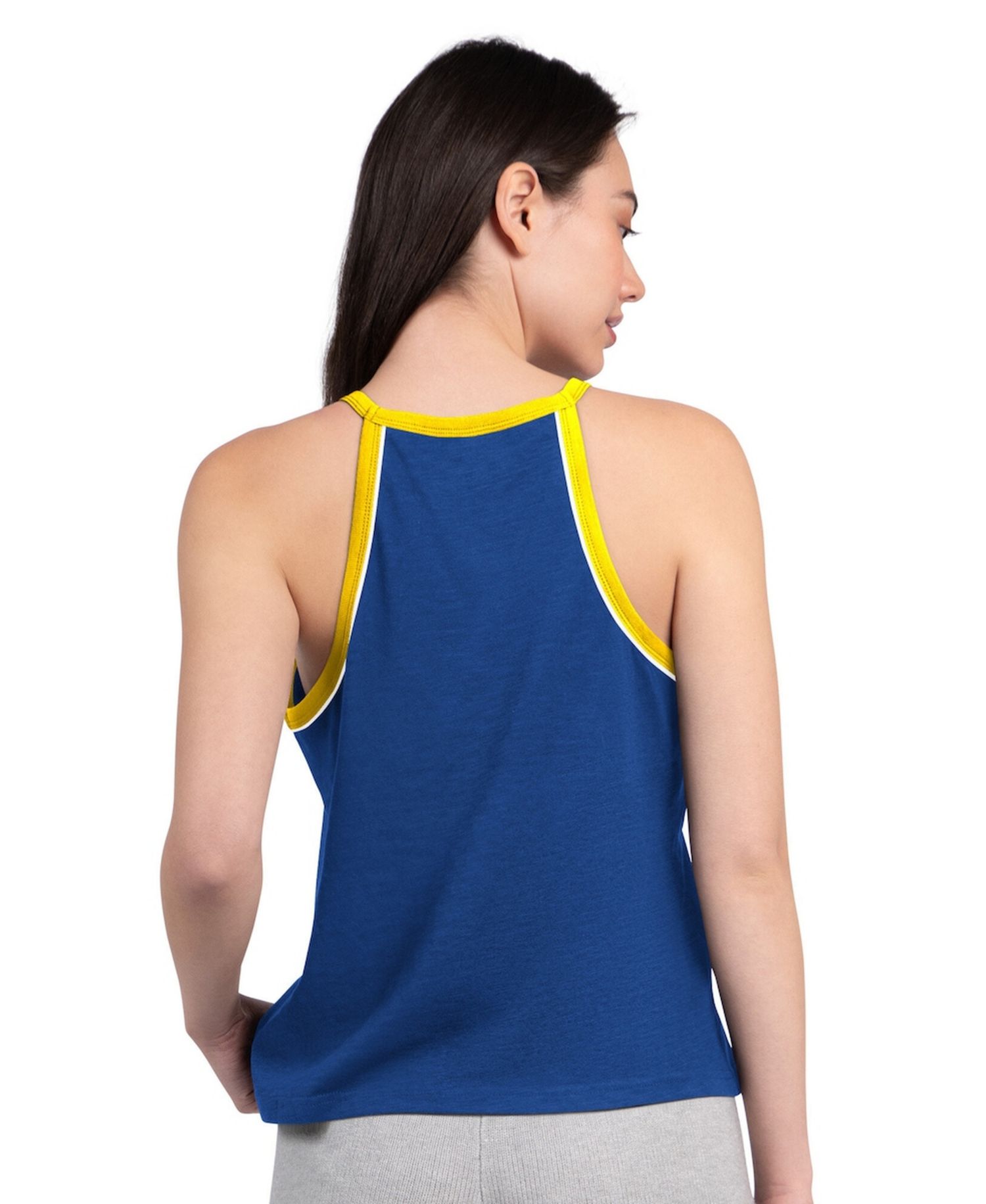 Women's Royal Los Angeles Rams Redemption Win Slub Tank Top