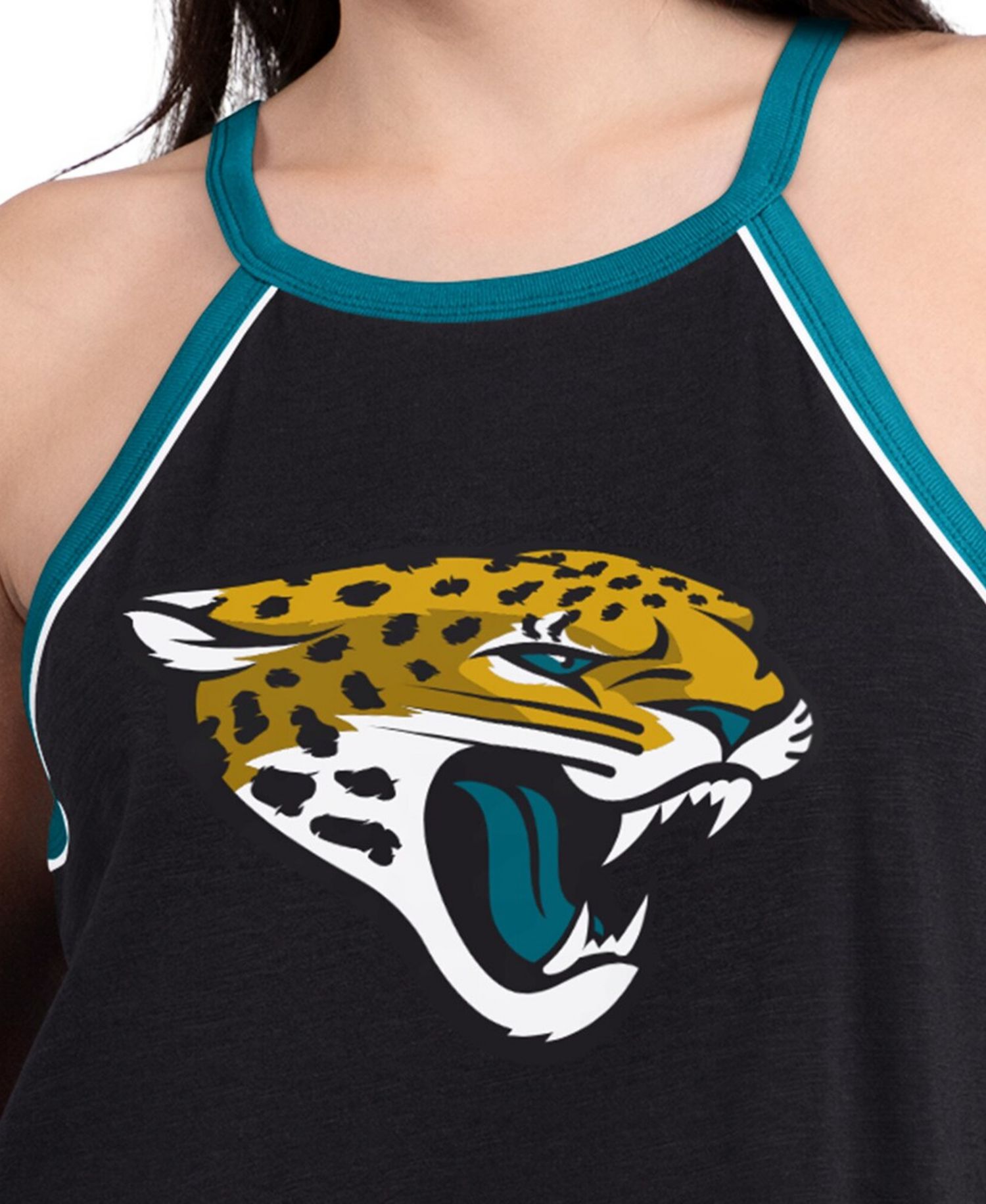 Women's Black Jacksonville Jaguars Redemption Win Slub Tank Top