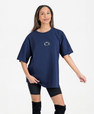Women's Navy Penn State Nittany Lions Oversized Back at Ya T-Shirt