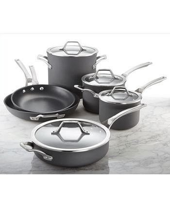 Calphalon Signature Stainless Steel 10 Piece Cookware Set - Macy's