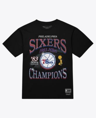 Men's Black Philadelphia 76ers Champions Era T-Shirt