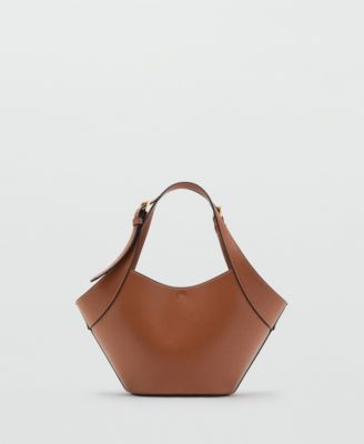 Women's Medium Faux-Leather Shoulder Bag