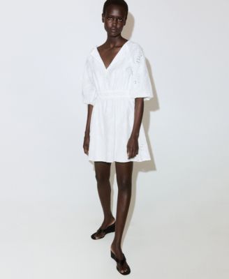 Women's Embroidered Short Dress