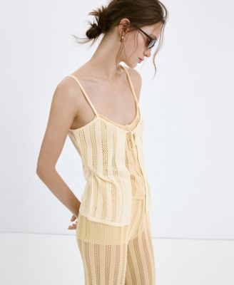 Women's Lace Accents Knit Top