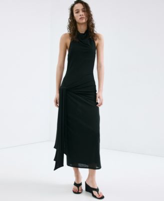 Women's Bow Halter Dress